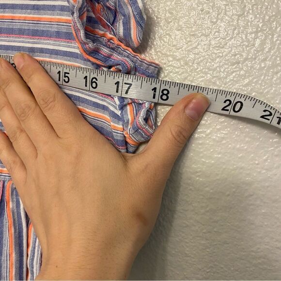 Cat & Jack long maxi ruffle stripes boho girls cotton summer dress XL 14-16 - Picture 5 of 11